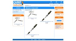 Desktop Screenshot of camplabels.com